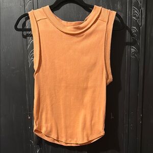 We The Free Orange Tank Top